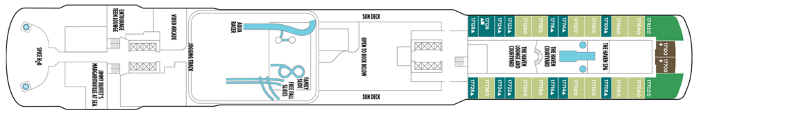 Norwegian Cruise Line Norwegian Escape Deck Plans Deck 17.png